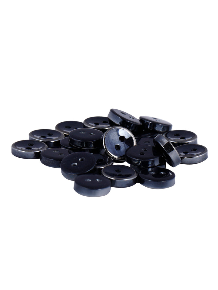 Small Round Shape 2-Hole Kerosene Blue Shirt Button