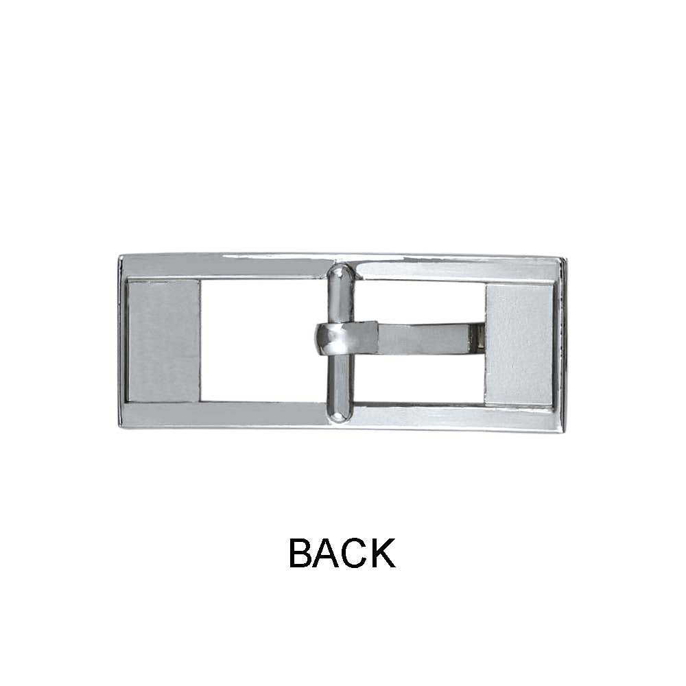 Shiny Rectangular Frame Cinch Belt Buckle