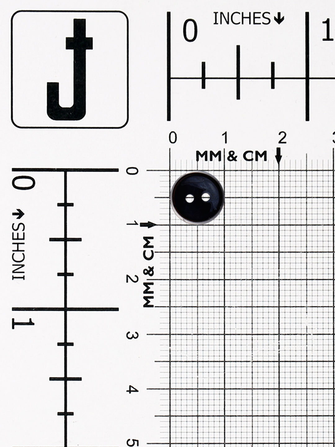 Small Round Shape 2-Hole Kerosene Blue Shirt Button