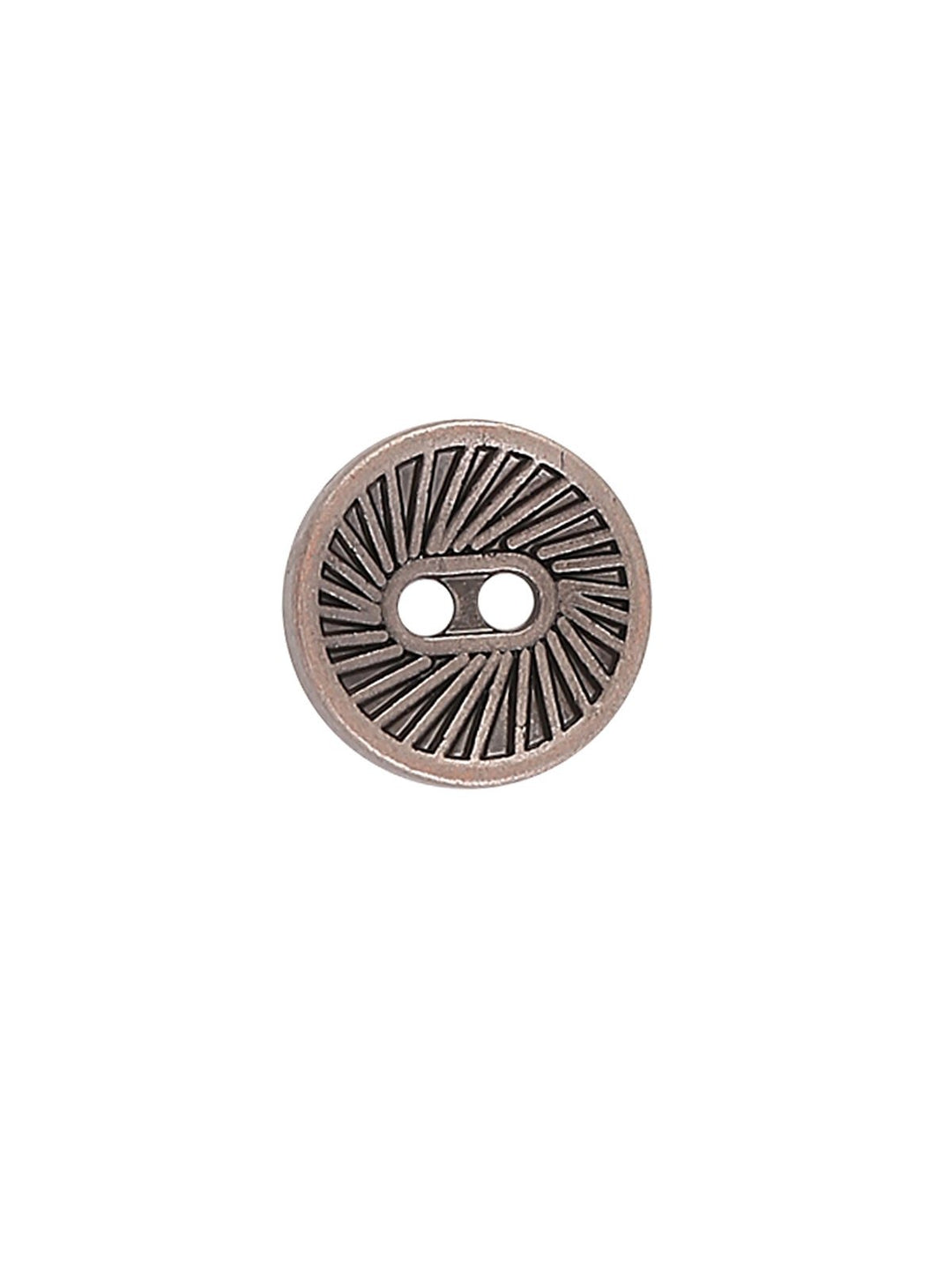 Attractive Round Shape 2-Hole Hollow Metal Button