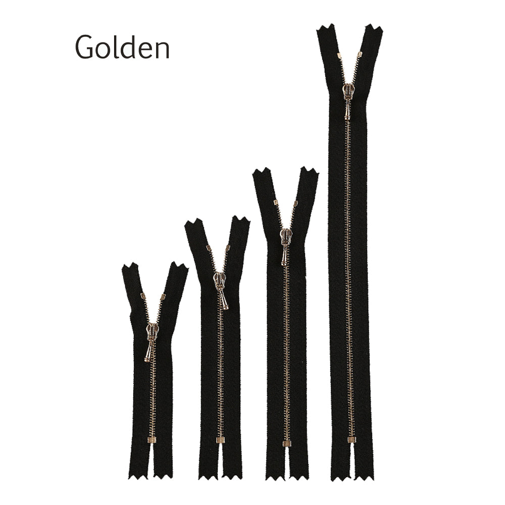 Trendy & Fashionable Closed-End Golden Pant Zipper