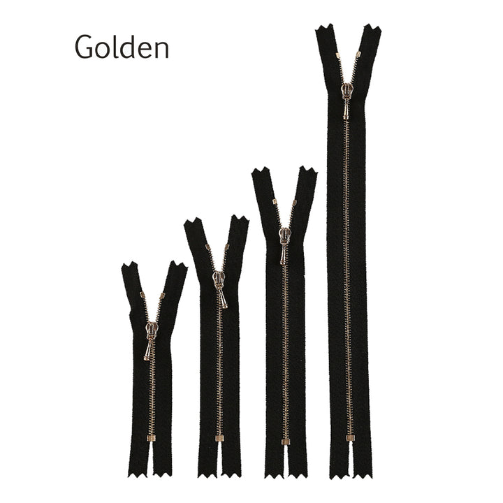 Trendy & Fashionable Closed-End Golden Pant Zipper