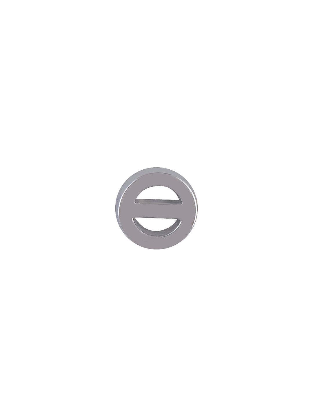 Round Ring Shape Fancy Shank Metal Silver Color Button