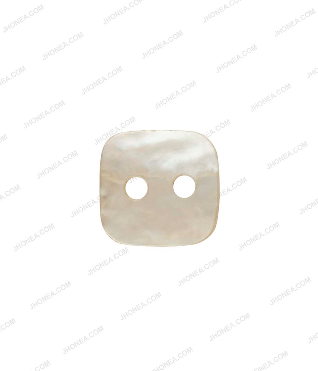 Square Shape Iridescent Rainbow 2-Hole Natural Buttons
