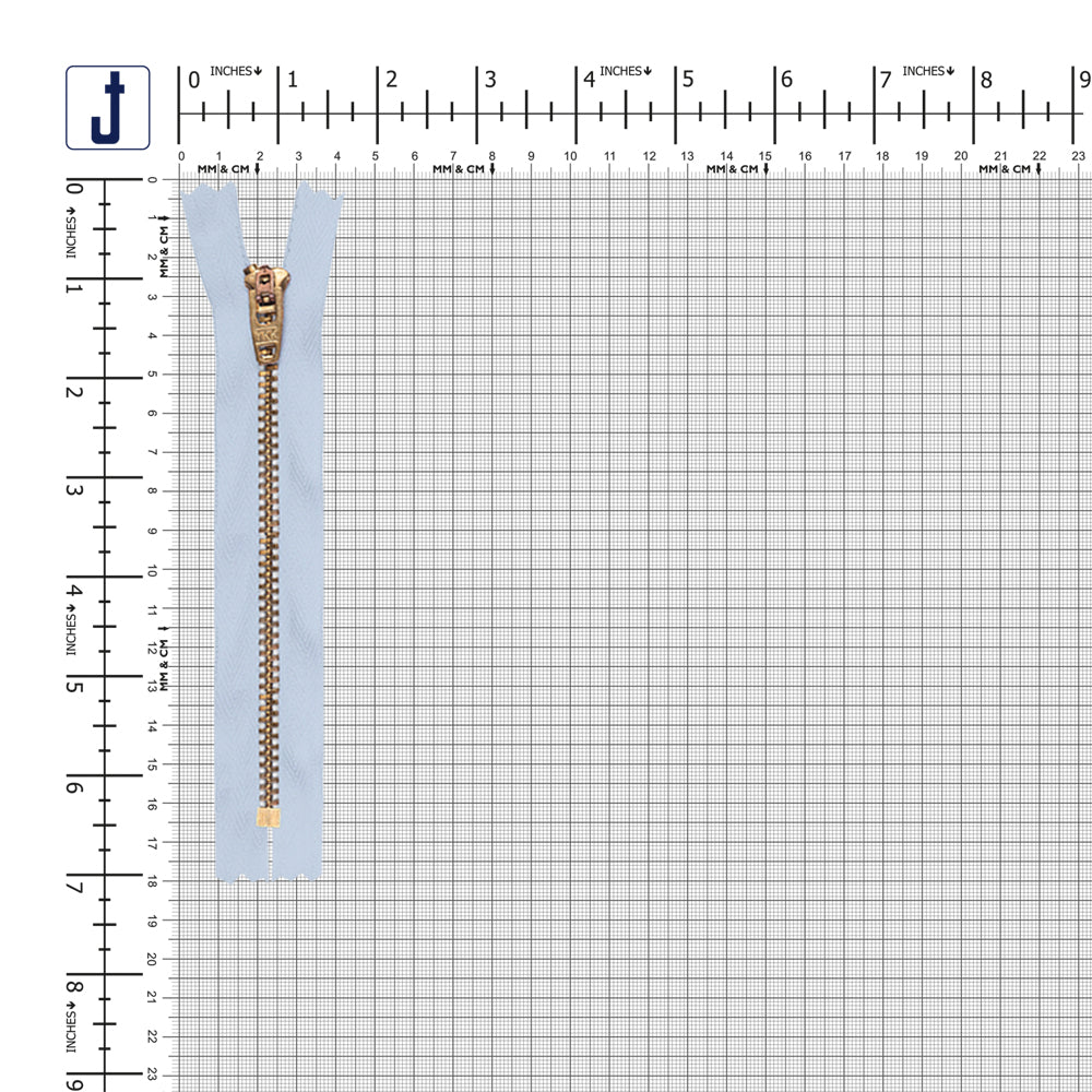 YKK- #5 Brass Closed-End 6inch YKK Jeans Zipper