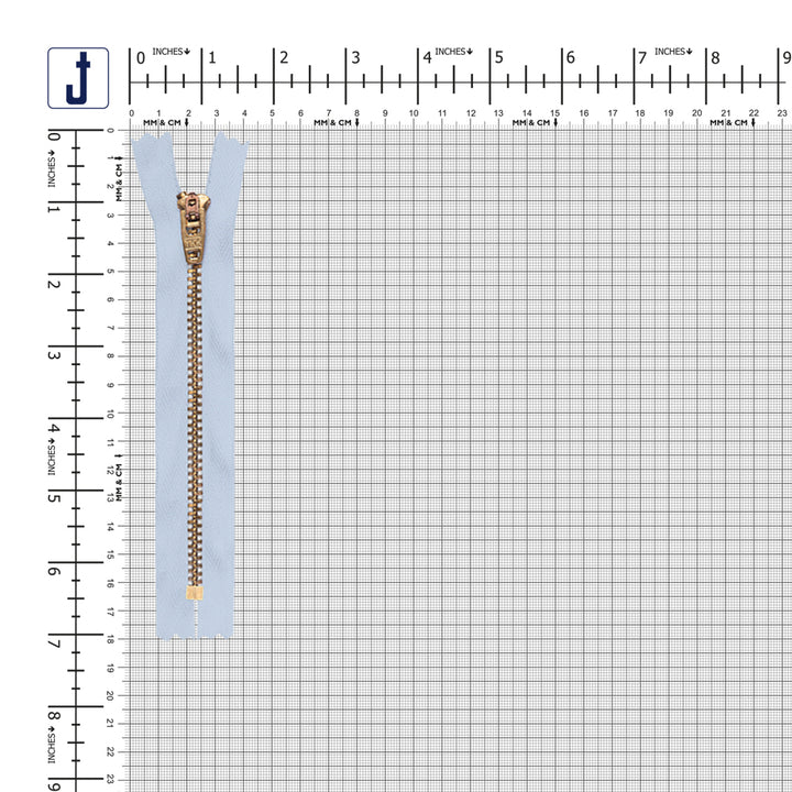 YKK- #5 Brass Closed-End 6inch YKK Jeans Zipper