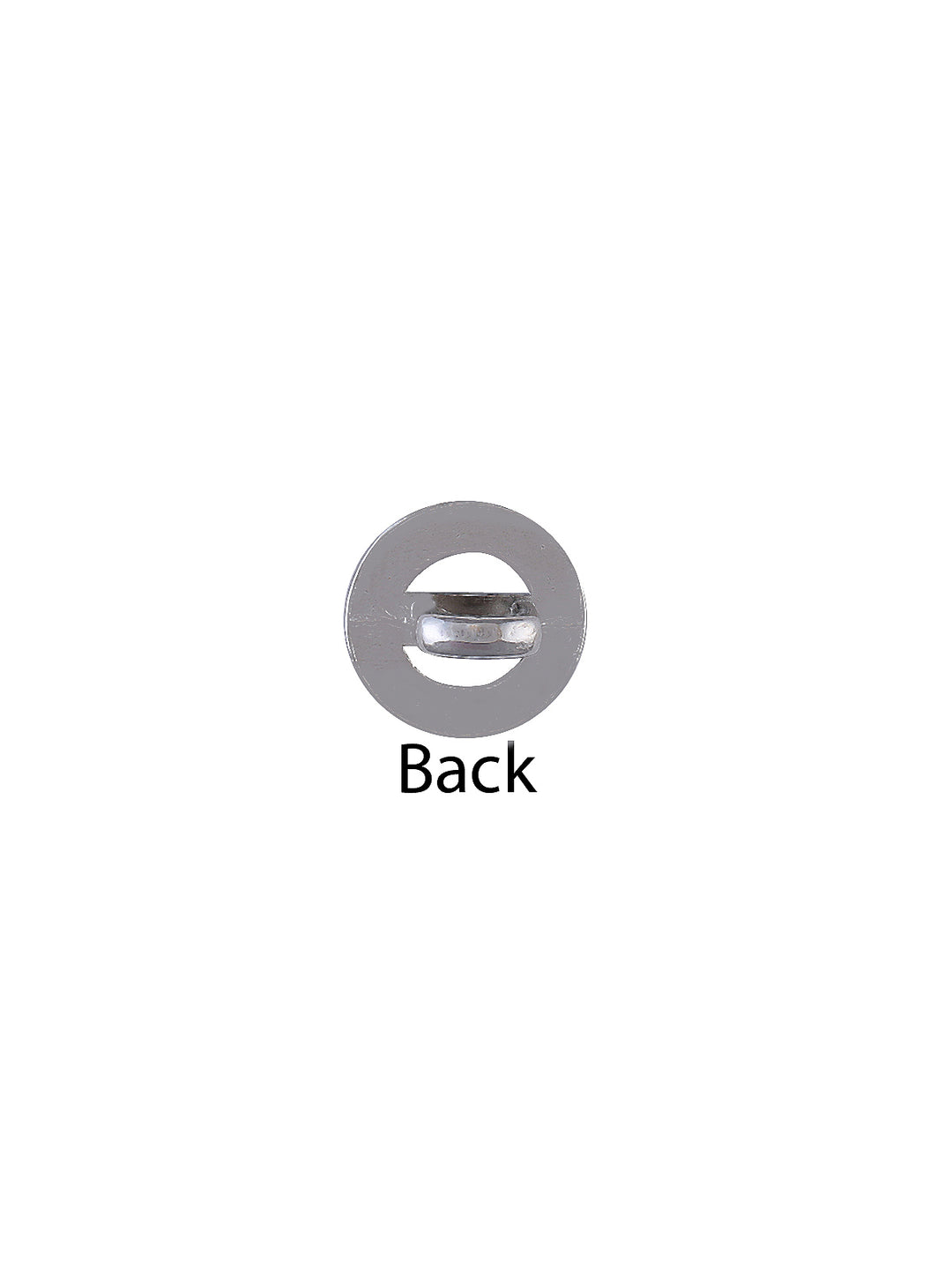 Round Ring Shape Fancy Shank Metal Button