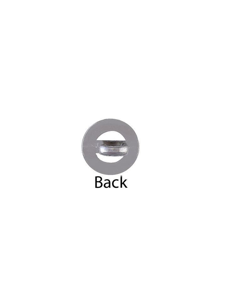 Round Ring Shape Fancy Shank Metal Button