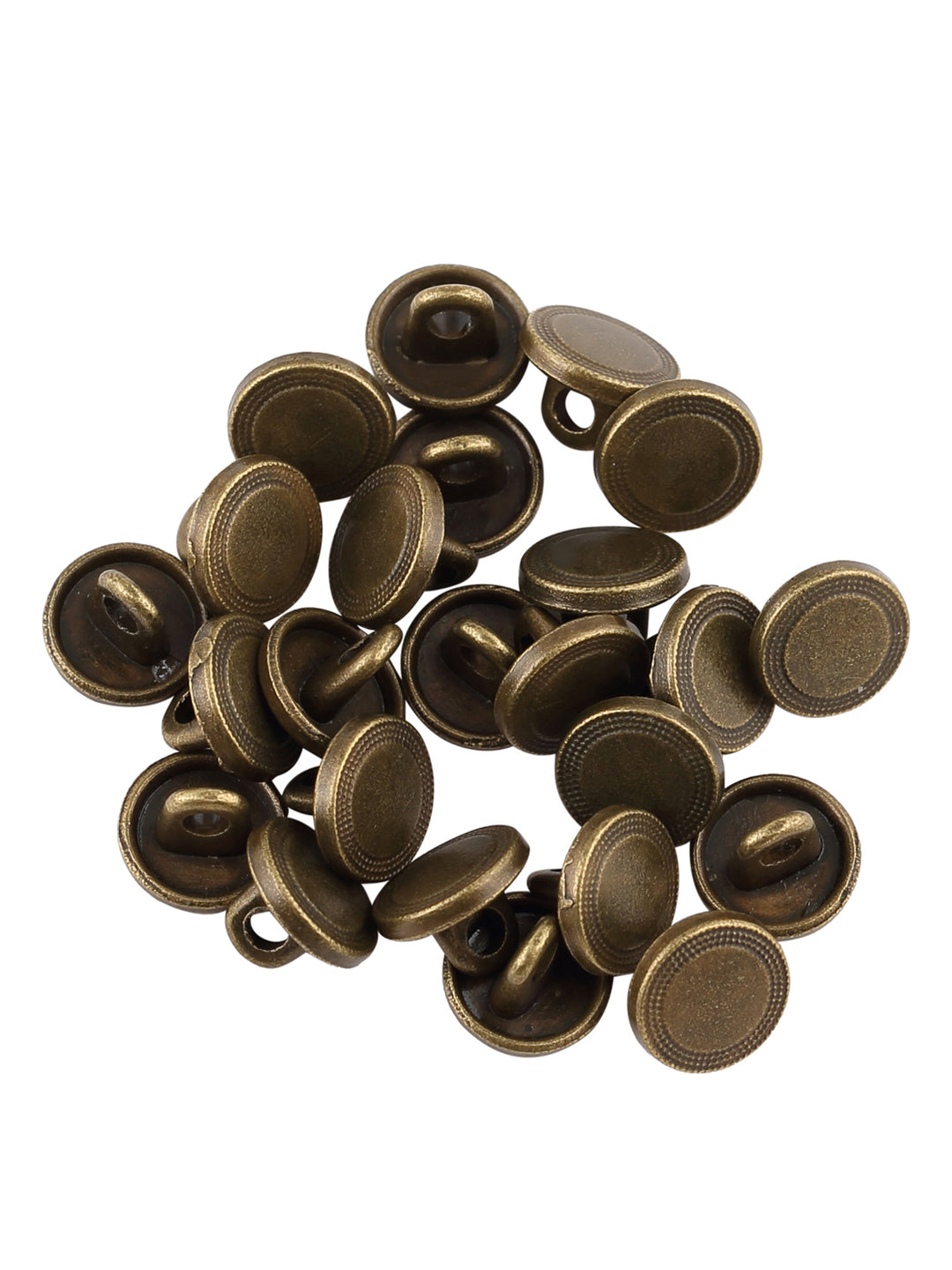 Classic Antique Brass 9mm Downhole Shirt Button