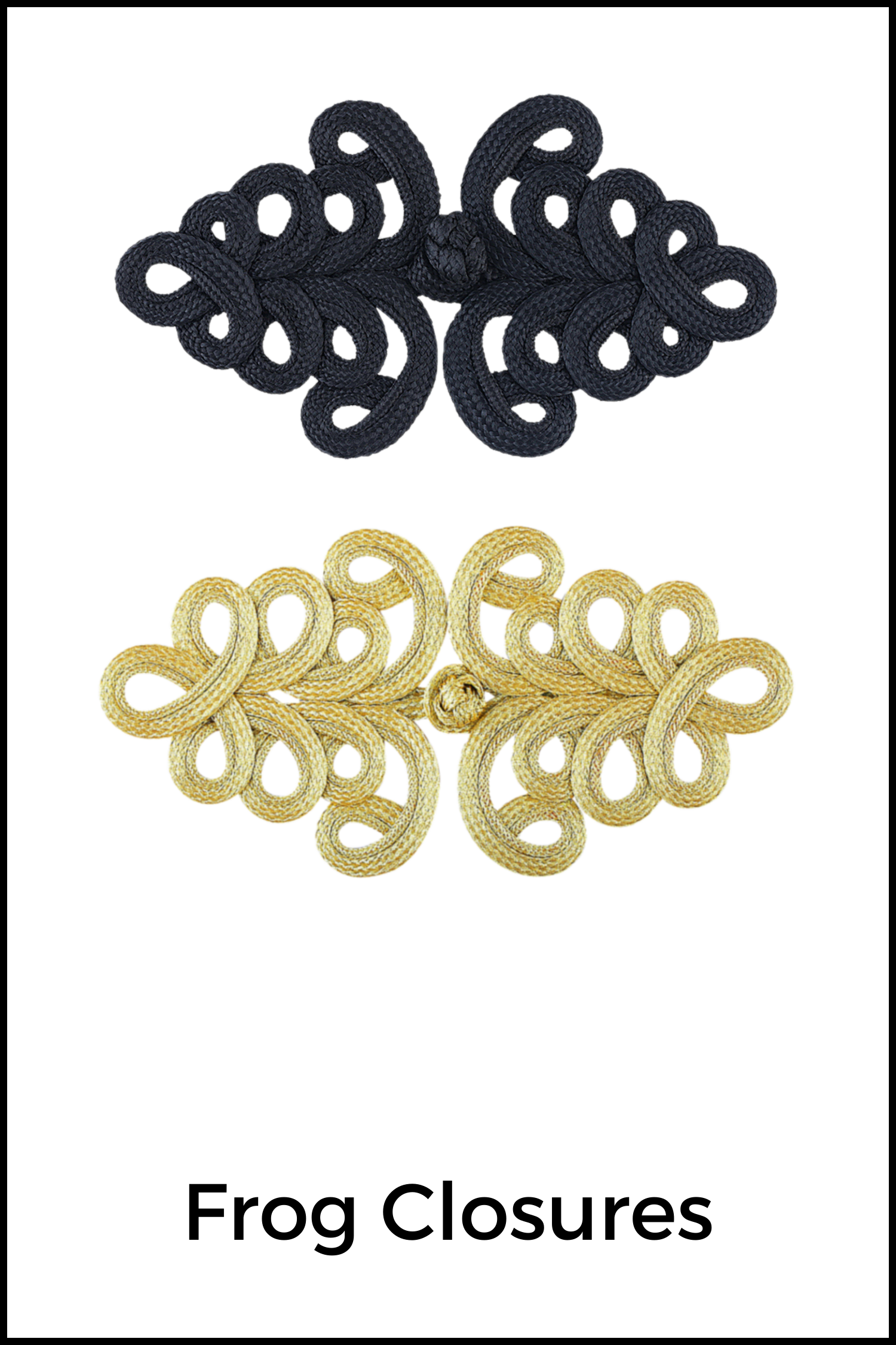 Order Frog Closures Online Frog Clasps, Frog Fasteners for Clothing on ...