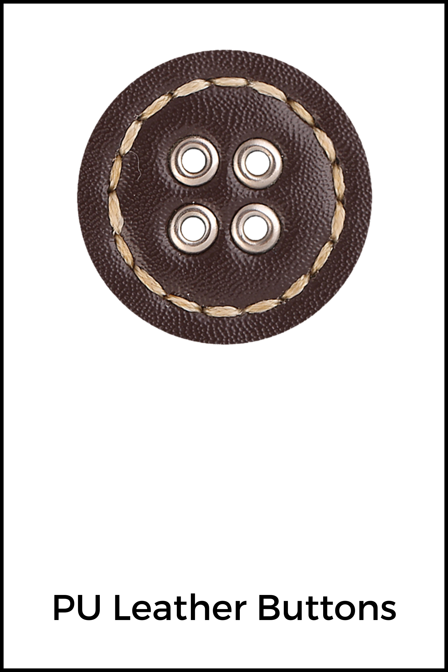 PU Leather Buttons