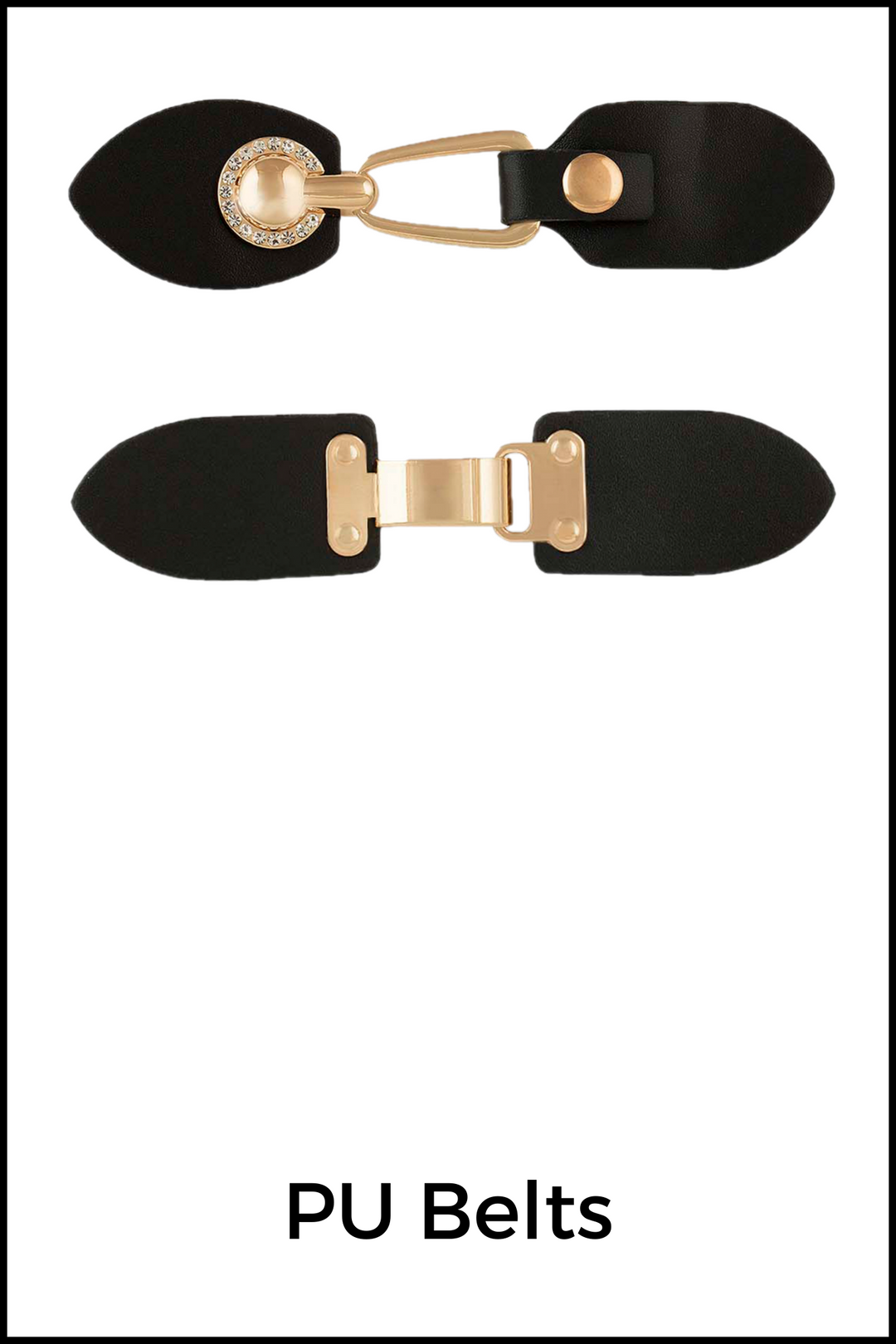 Designer PU belts for clothing 