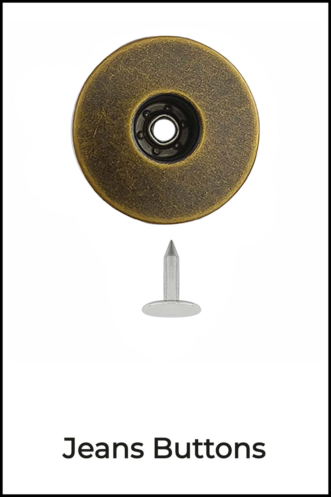 Jeans buttons collection for denim apparel