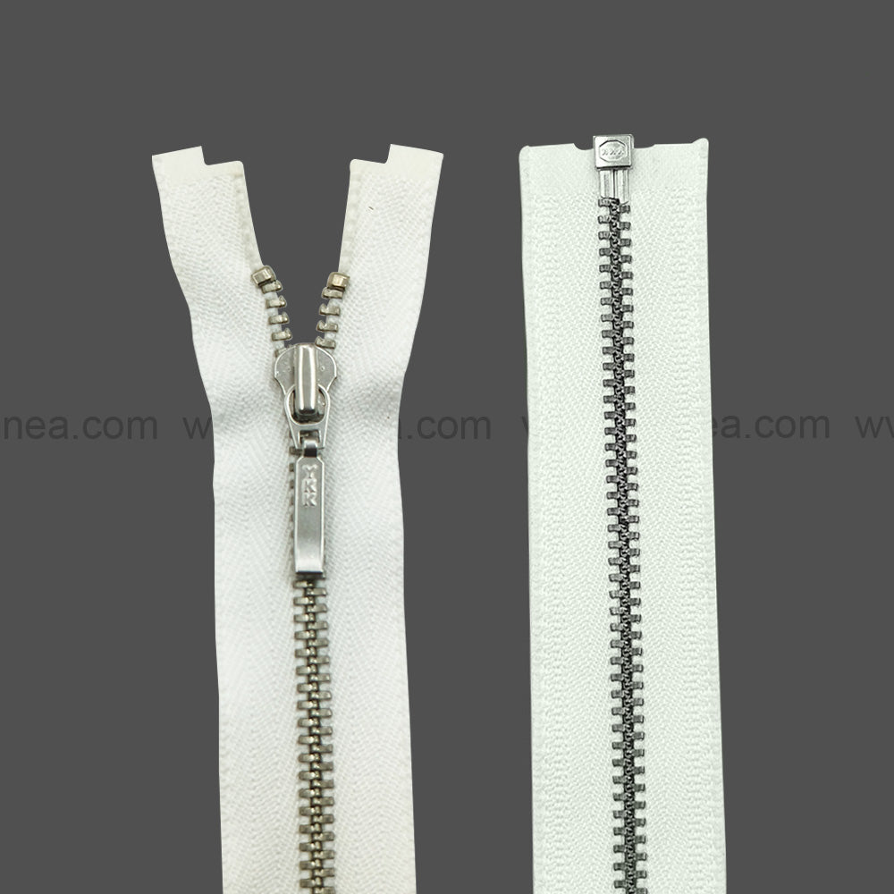 YKK- #3Number Silver Teeth YKK Premium Quality Metal Zipper for Dresses