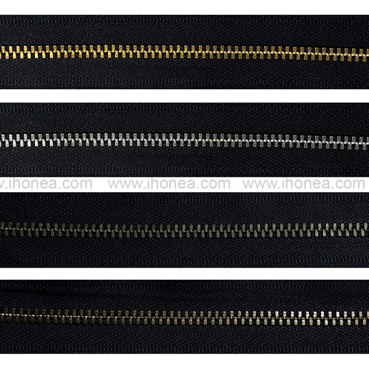 YKK #3 Number Premium Quality Black Tape YKK Metal Zipper Rolls