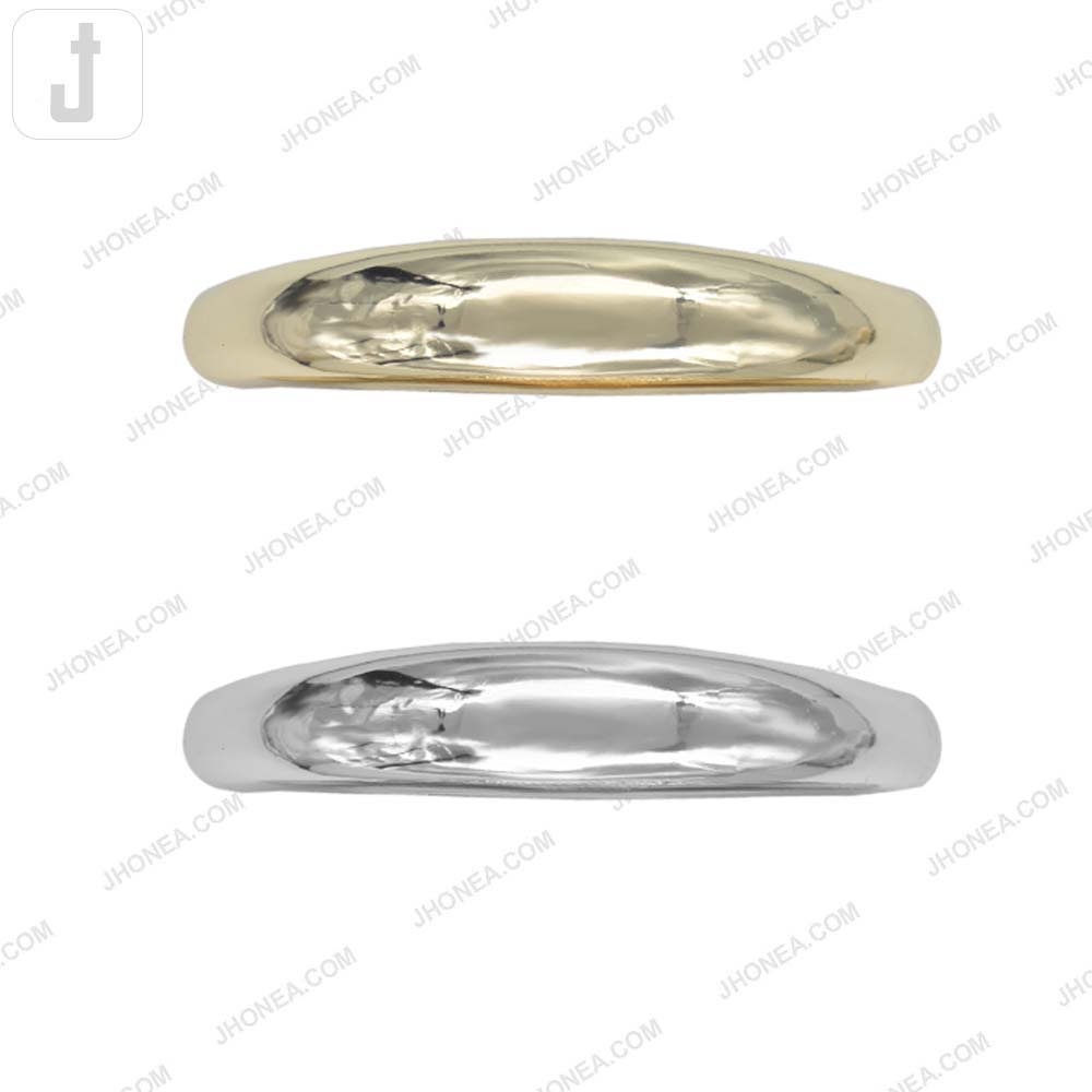 Premium Curved Glossy Finish Metal Handle Buckle for DIY Handbags
