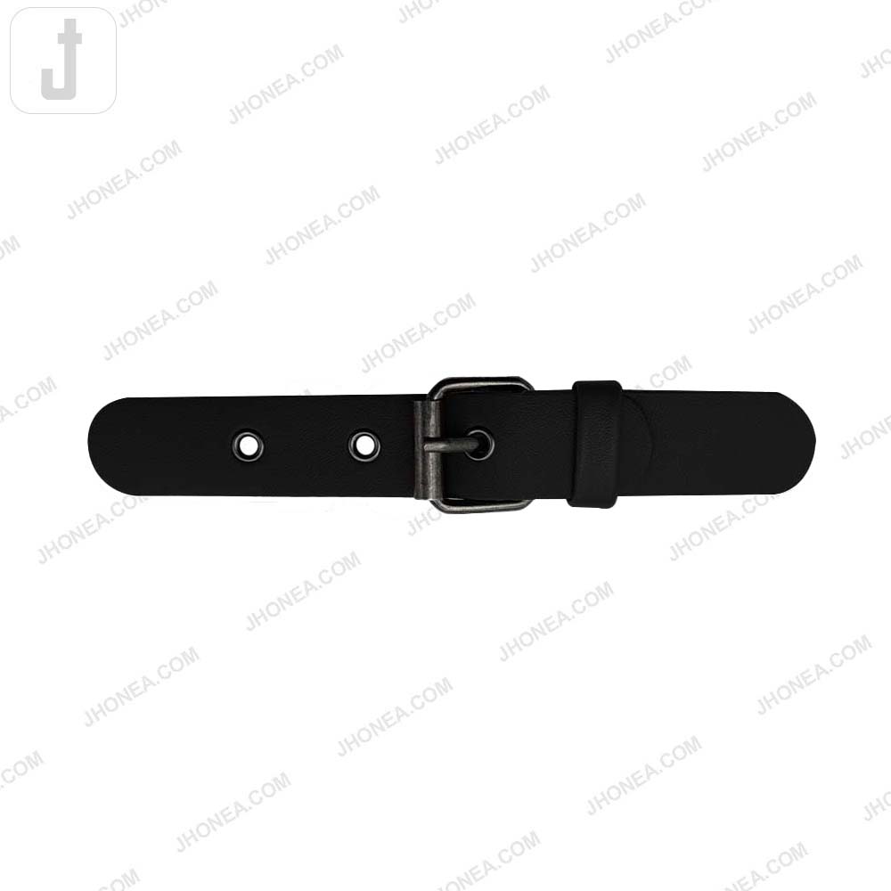 Classic Prong PU Leather Belt Buckle for Dresses/Bags