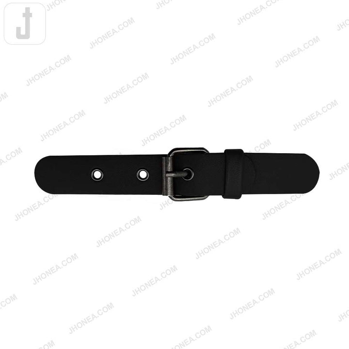 Classic Prong PU Leather Belt Buckle for Dresses/Bags
