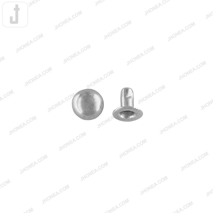 Shiny Silver Dome Rivet Fastener Studs for Jeans & Denim Clothing