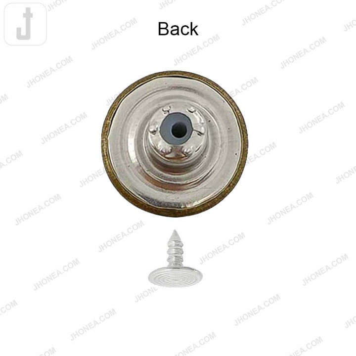 Antique Finish Metal Jeans Button for Denim Garments
