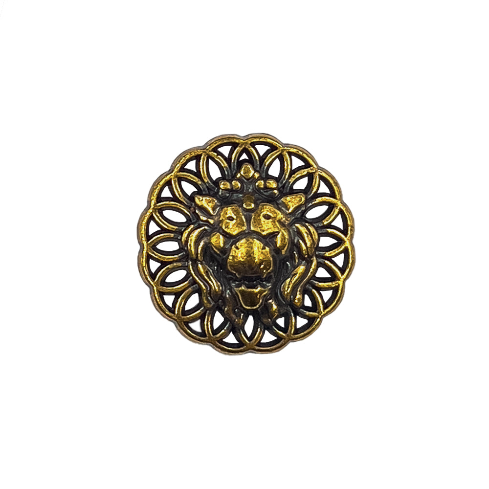 Premium Quality Vintage Antique Gold Lion Face Metal Buttons – JHONEA ...