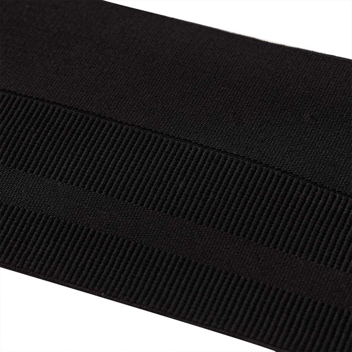 Broad Soft Stretch Black Woven Foldover Dress Elastic