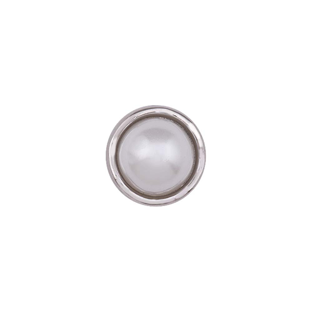 Classic Curved Edges Rounded Rim Pearl Button