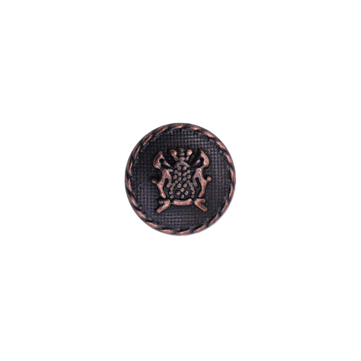 Round Rope Rim Design Logo Engraved Kurta Metal Buttons