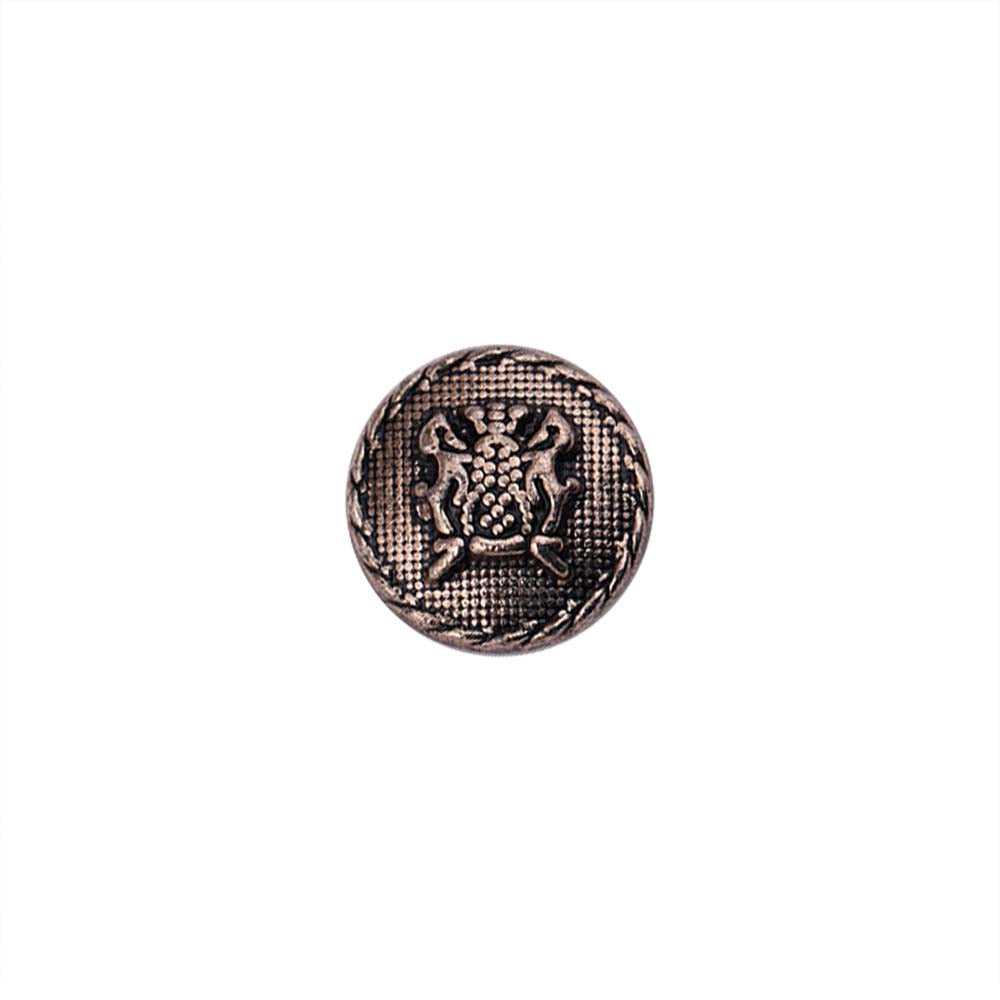 Round Rope Rim Design Logo Engraved Kurta Metal Buttons