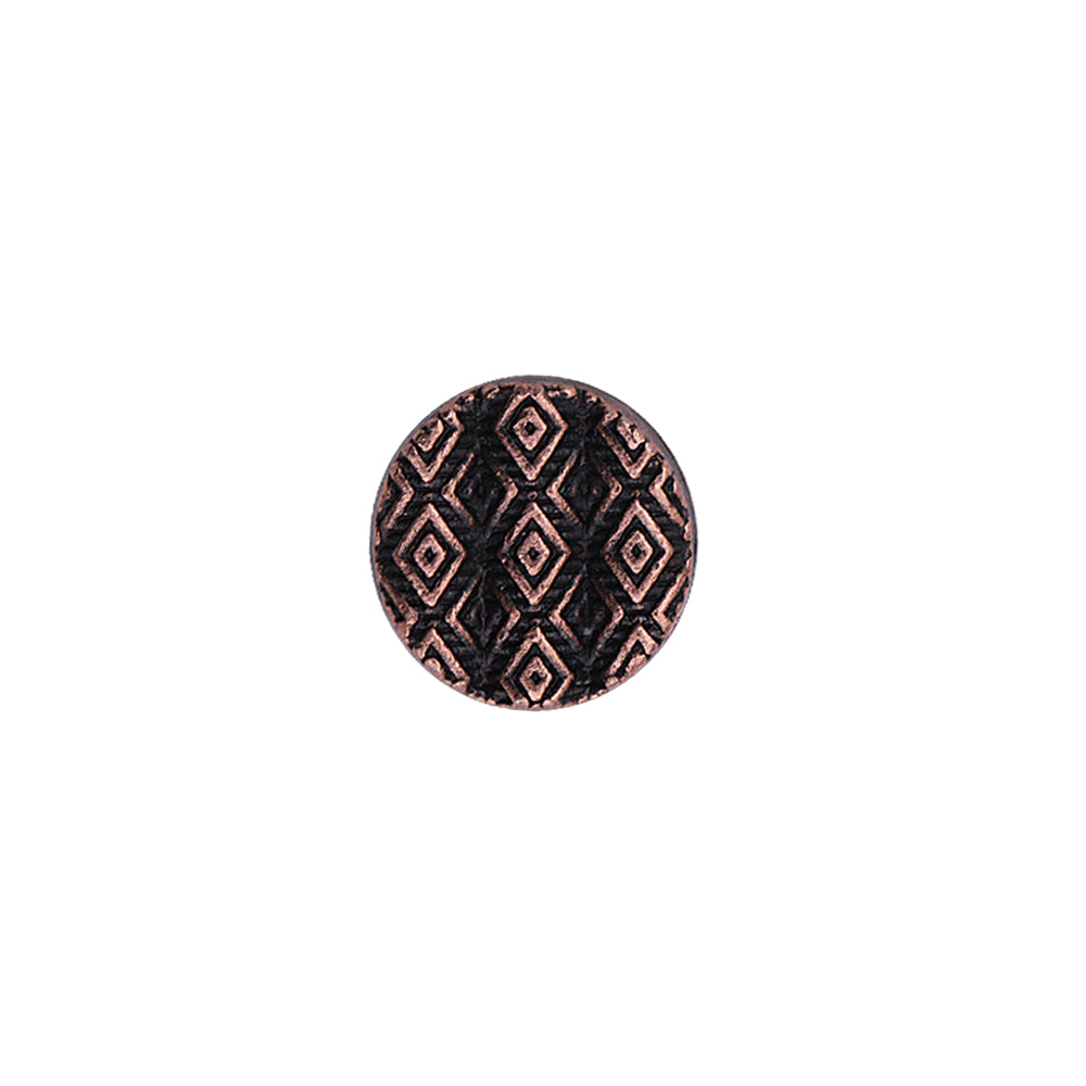 Round Shape Wavy Surface Engraved Design Kurta Metal Buttons