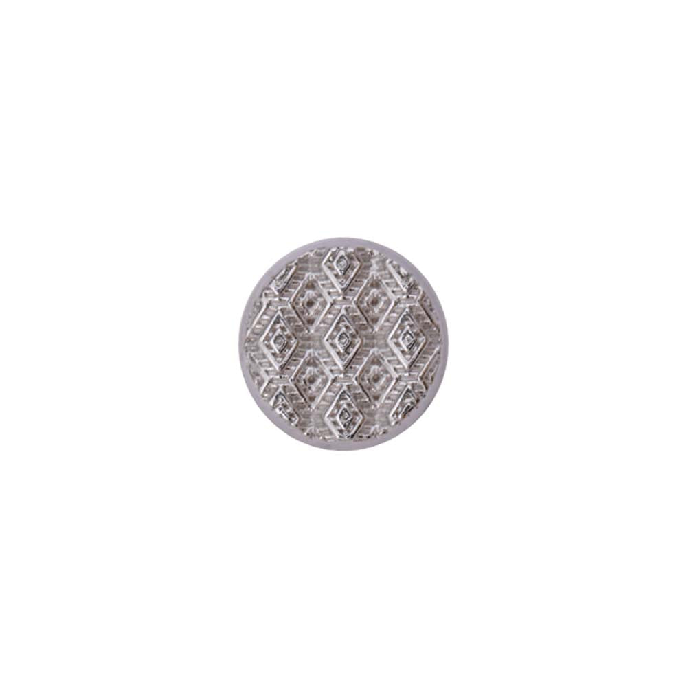 Round Shape Wavy Surface Engraved Design Kurta Metal Buttons