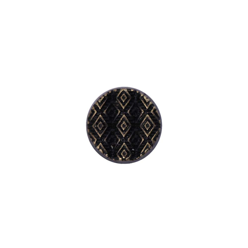 Round Shape Wavy Surface Engraved Design Kurta Metal Buttons