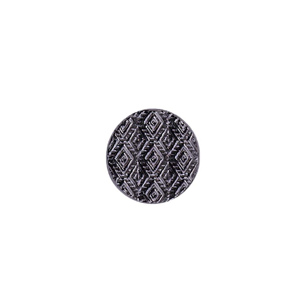 Round Shape Wavy Surface Engraved Design Kurta Metal Buttons
