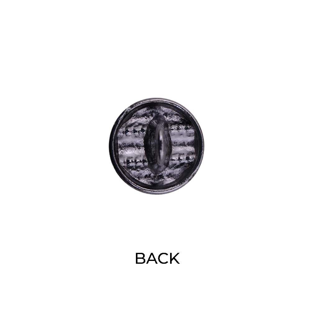 Round Shape Wavy Surface Engraved Design Kurta Metal Buttons