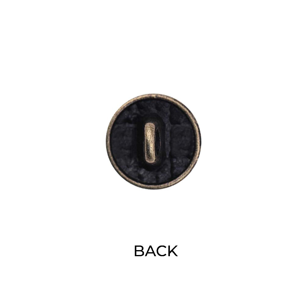 Designer Checks Engraved Loop Metal Buttons for Clothing