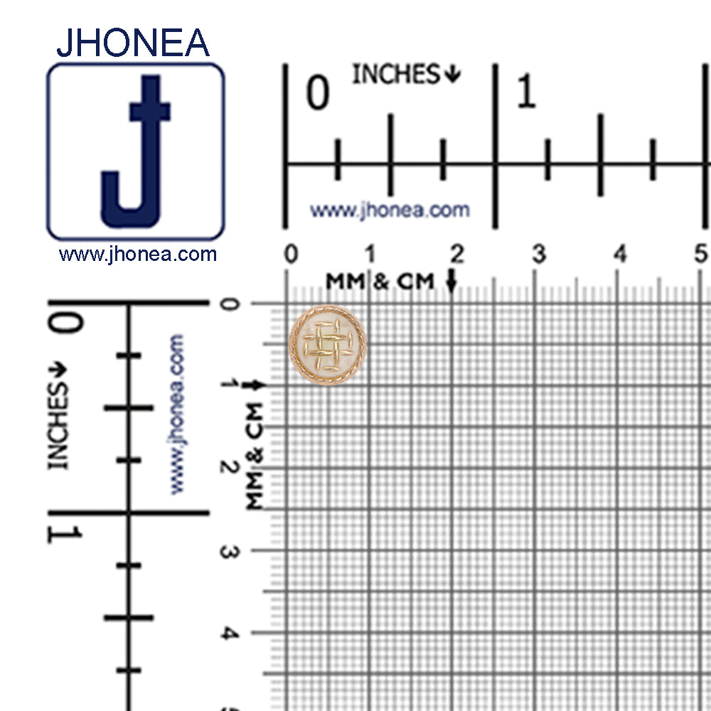 Checks Surface Lamination Kurta/Kurti Metal Buttons