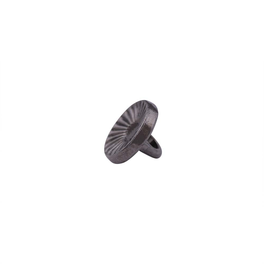 Hollow Surface Engraved Lines Western Style Metal Buttons