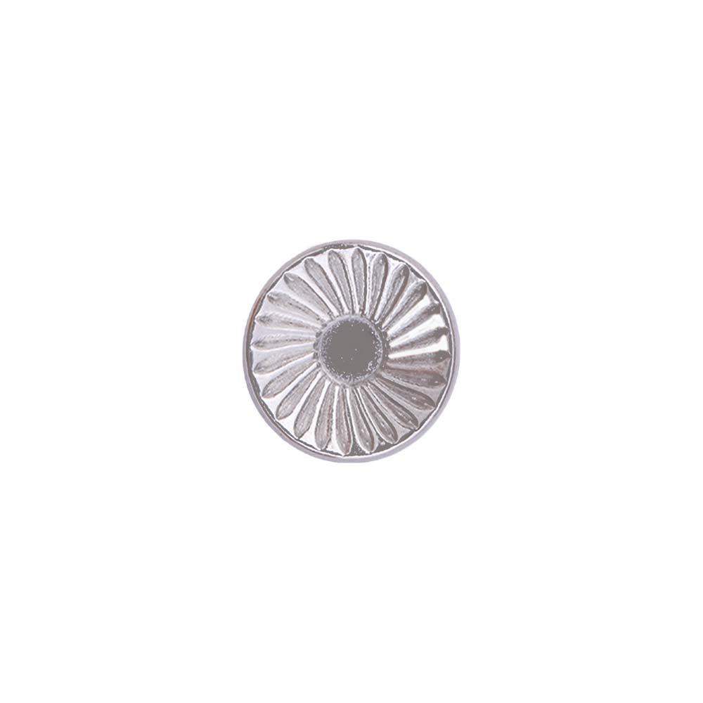 Hollow Surface Engraved Lines Western Style Metal Buttons