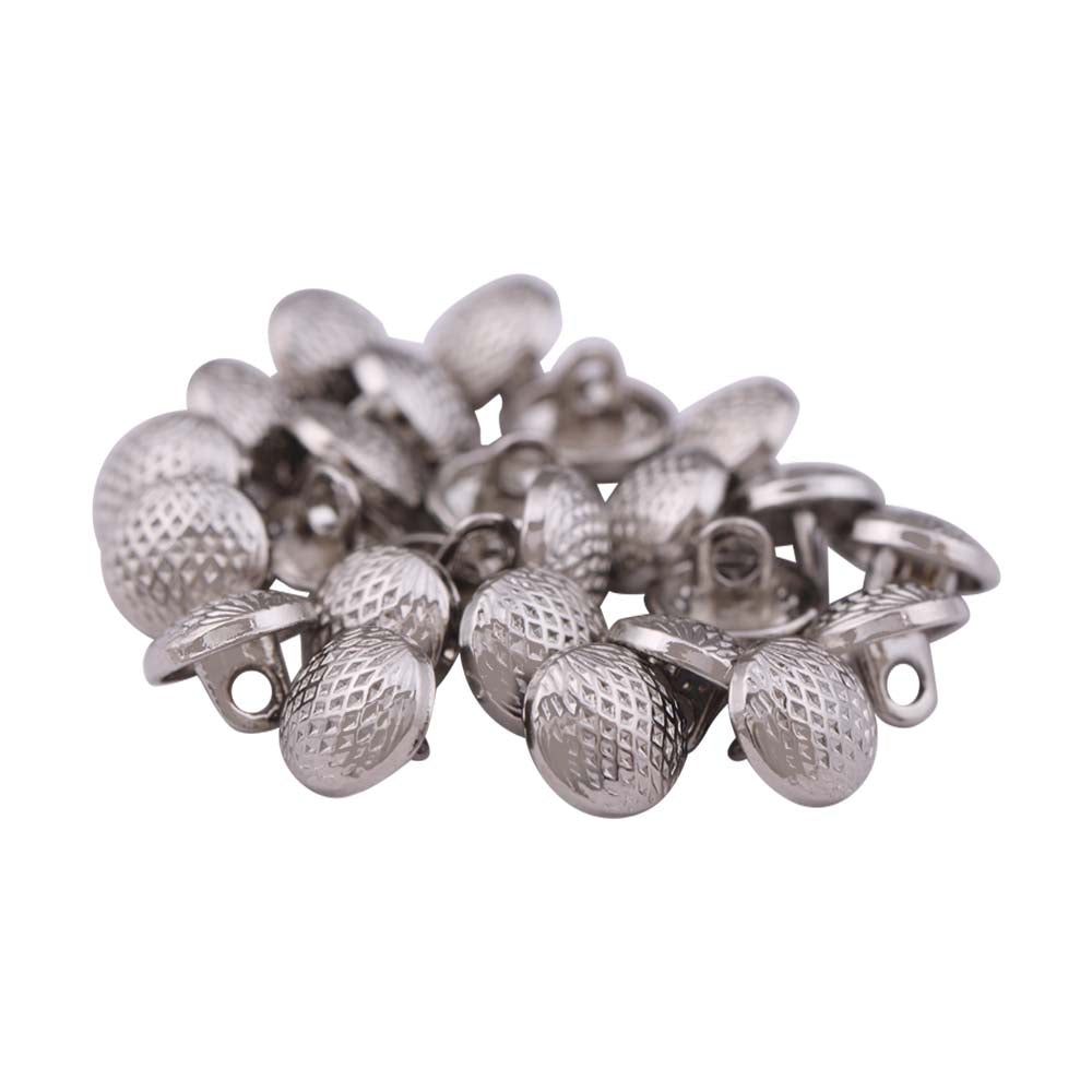 Checks Surface Metal Loop Buttons for Men/Women Kurta/Kurti