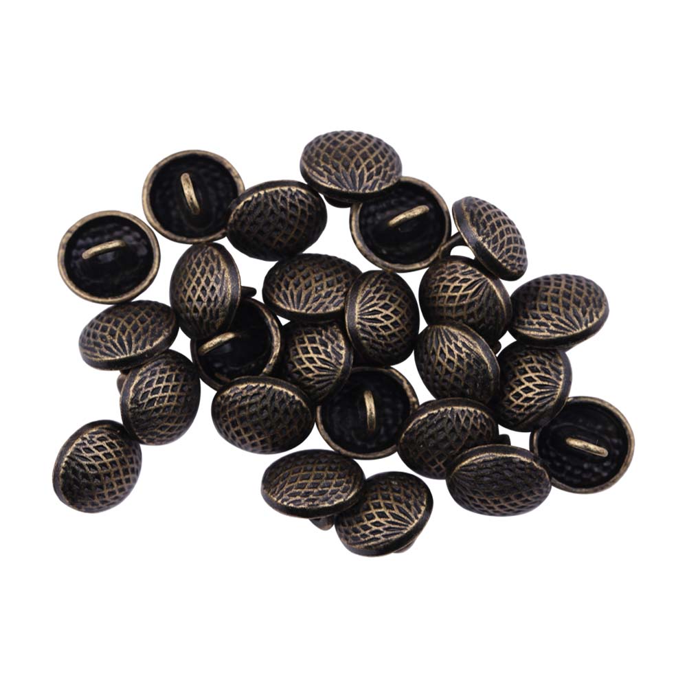 Checks Surface Metal Loop Buttons for Men/Women Kurta/Kurti