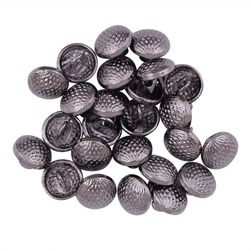 Checks Surface Metal Loop Buttons for Men/Women Kurta/Kurti