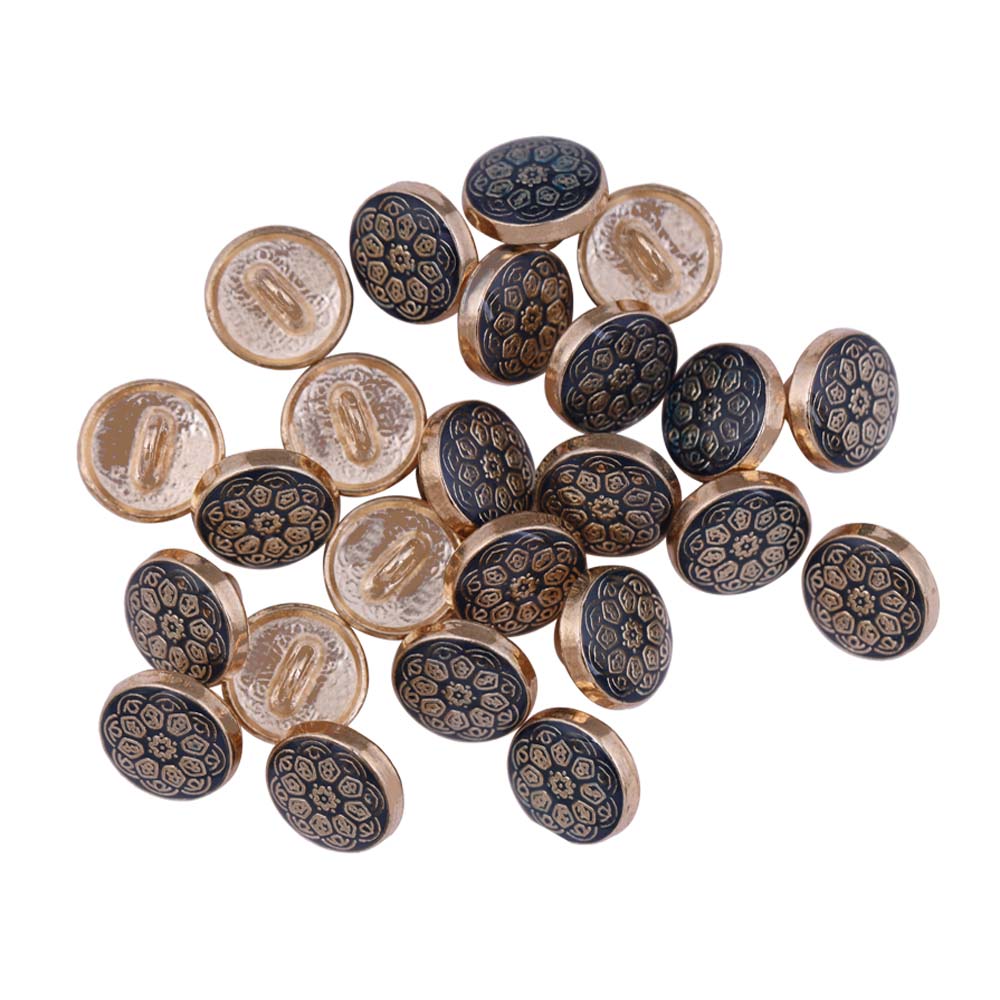 Designer Round Shape Lamination Metal Buttons for Kurta/Kurti
