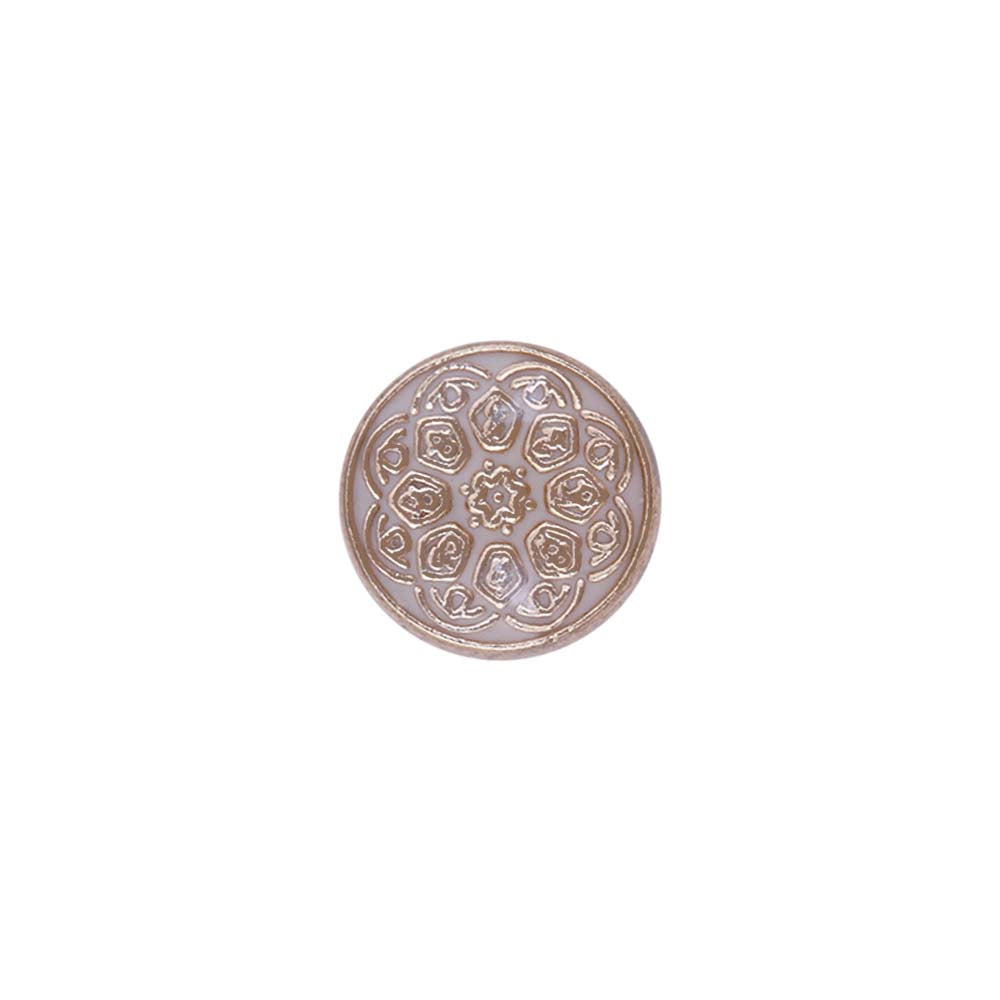 Designer Round Shape Lamination Metal Buttons for Kurta/Kurti