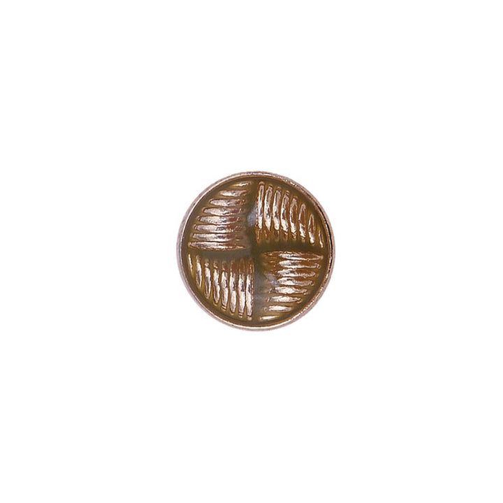 Western Style Checks & Lines Design Lamination Metal Buttons