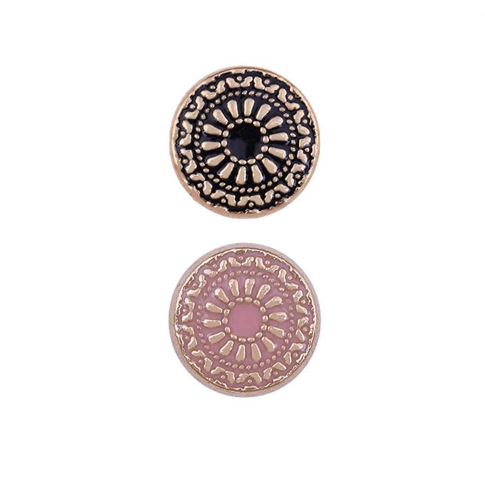 Engraved Surface Finish Metal Buttons for Men/Women/Kids Clothing