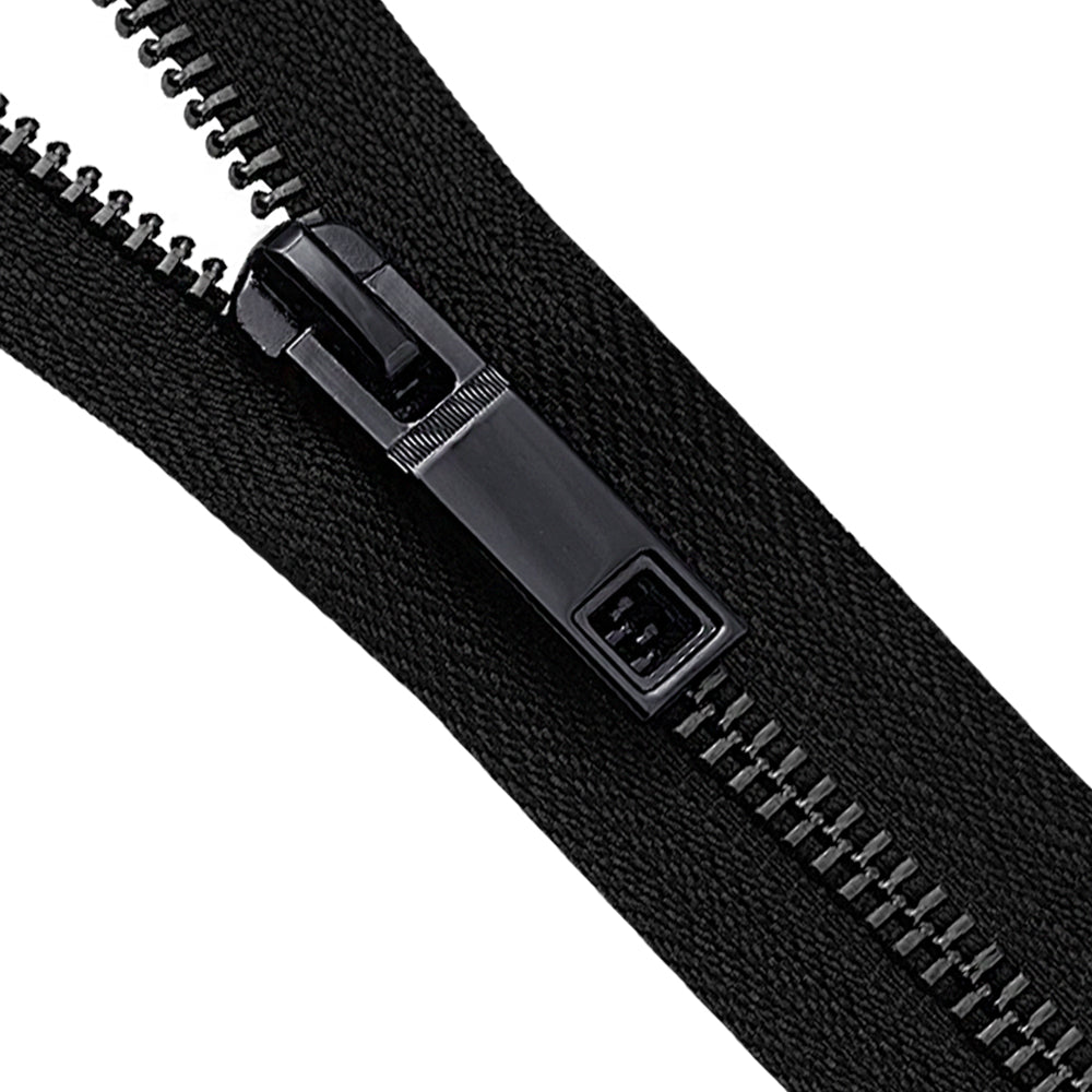 Premium #5 Classic Black Nickel (Gunmetal) SBS Zipper for Clothing