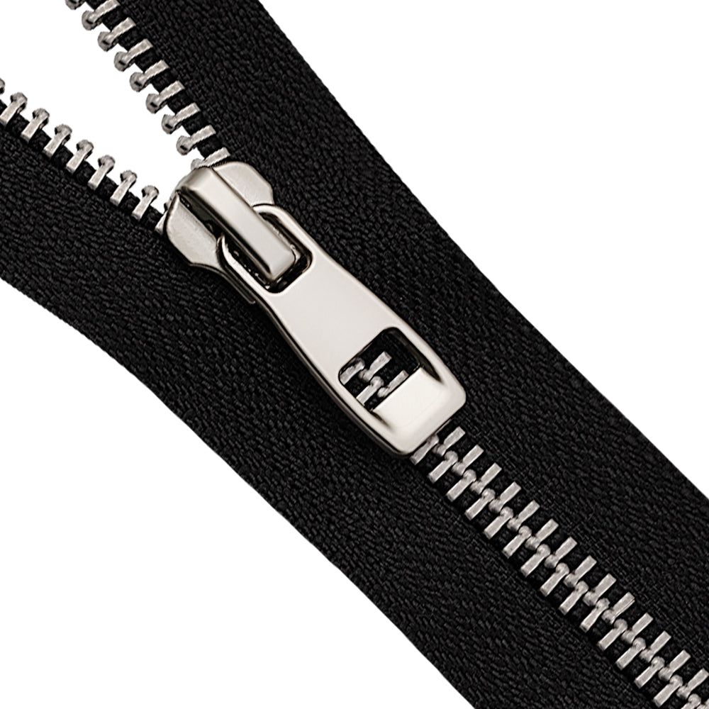 #5 Fancy Stylish Premium Quality Matte Silver SBS Zipper for Clothing
