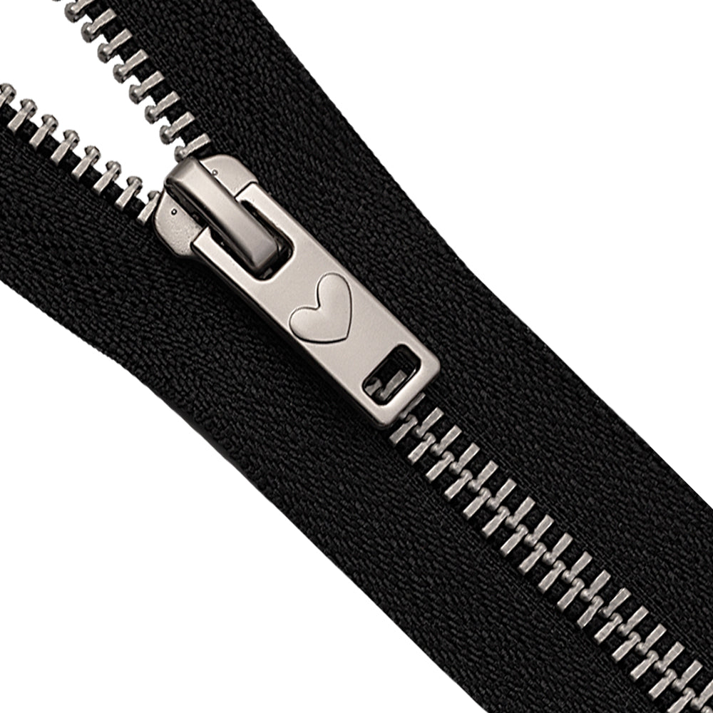 #5 Premium Elegant Matte Silver SBS Dress Zipper for Men/Ladies/Kids