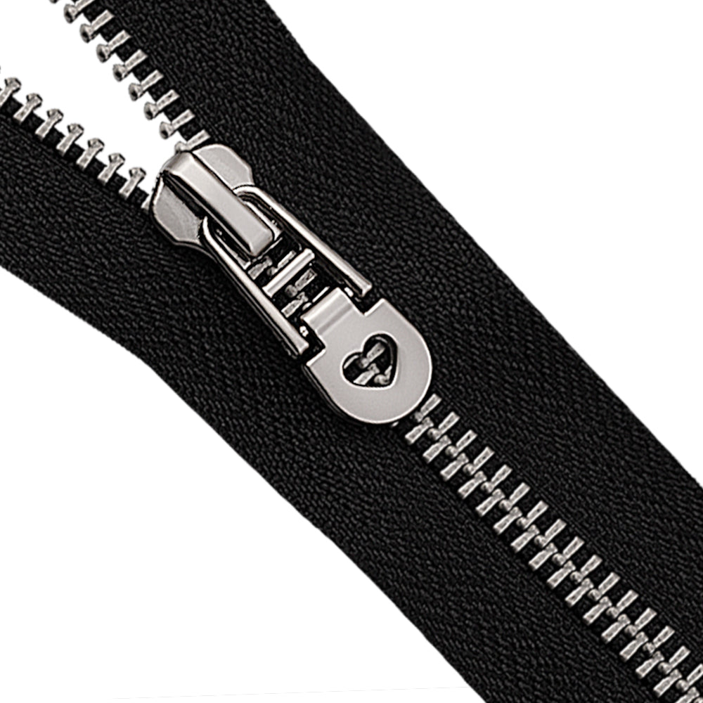 #5 Fashionable Premium Quality Matte Silver SBS Zipper for Jackets
