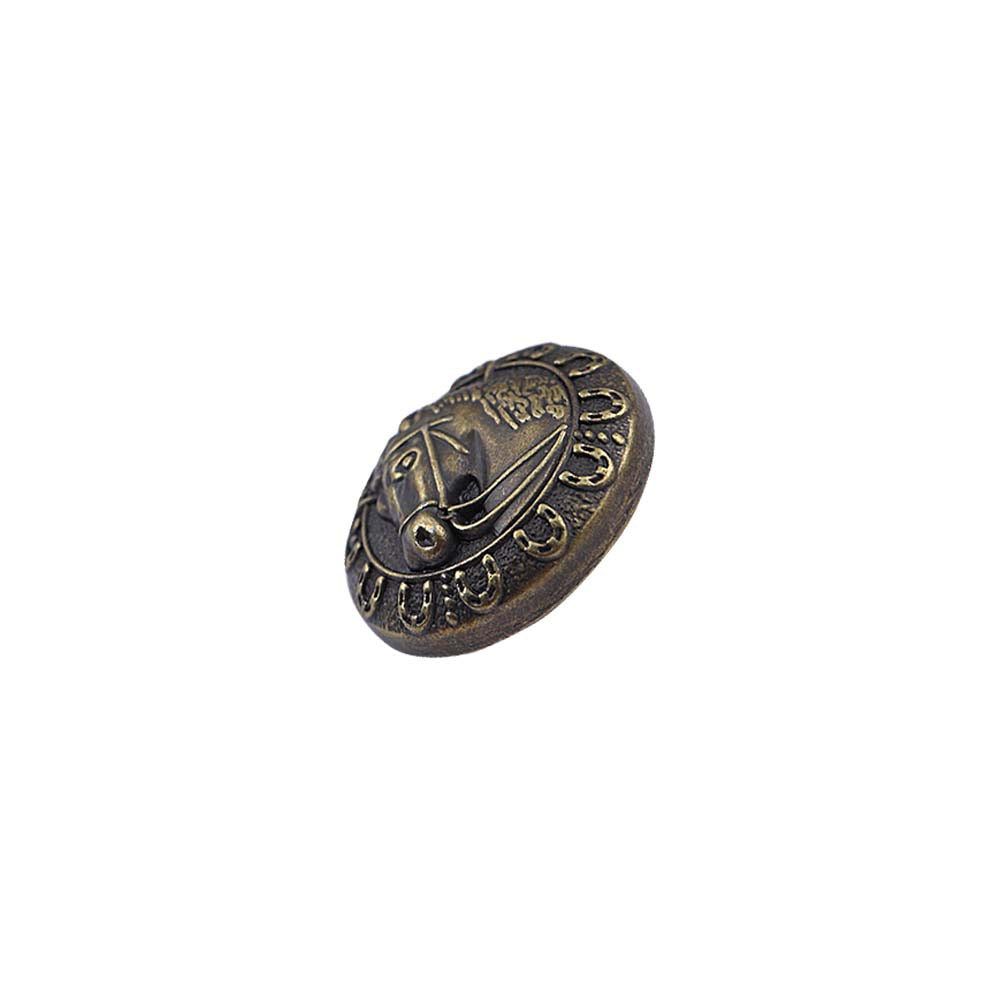 Western Style Antique Vintage Finish Horse Design Metal Buttons